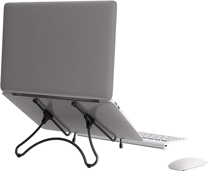 Otimize seu espaço de trabalho com o Suporte Uptable OCTOO. Elegância em preto, ideal para tablet e notebook. Adquira agora!